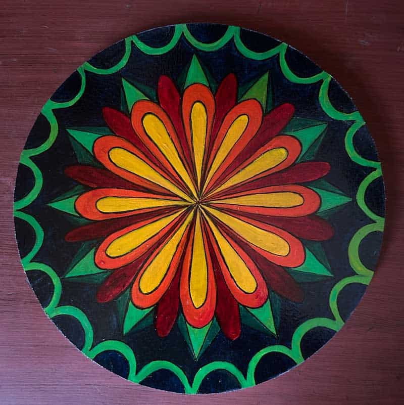 Endless Glow Star Hex Sign – Sold